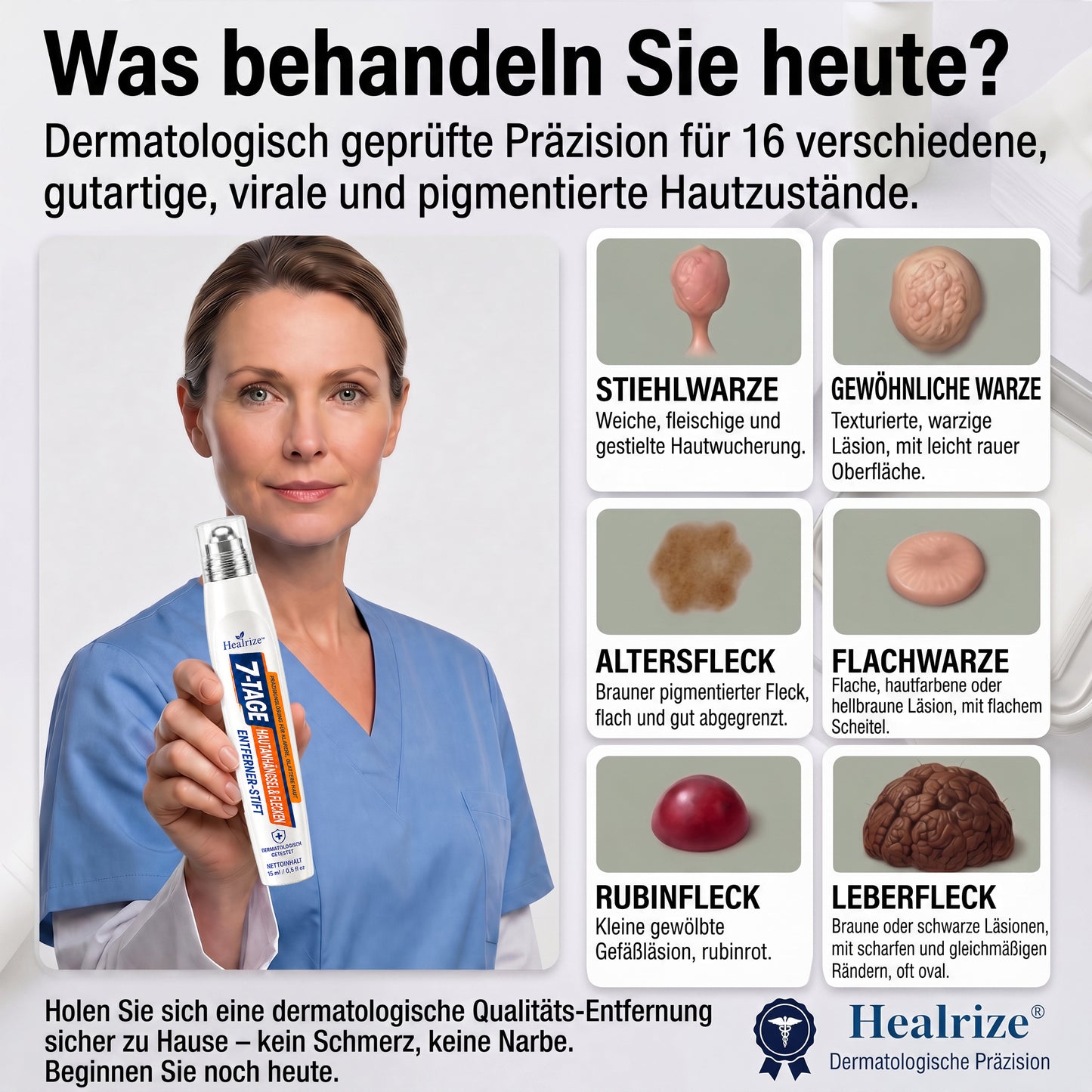 𝐕𝐨𝐧 𝐀𝐩𝐨𝐭𝐡𝐞𝐤𝐞𝐫𝐧 𝐞𝐦𝐩𝐟𝐨𝐡𝐥𝐞𝐧 🥑🥑 𝑯𝗲𝙖𝐥𝒓𝗶𝙯𝗲® 7-Tage Tag & Spot Eraser 🪄 (Rollerball ohne Schmerzen, ohne Narben) 👩‍⚕️